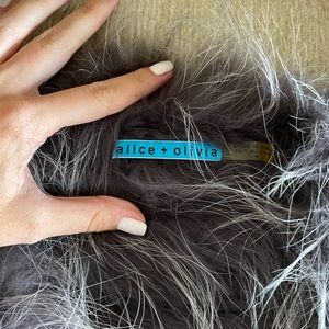 Alice and Olivia fur vest